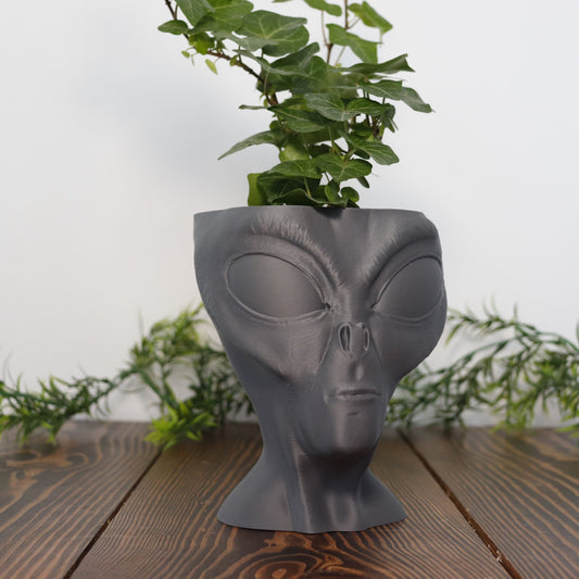 Indoor Alien Head Planter Pot
